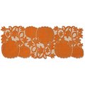 Heritage Lace Heritage Lace PV-1460O 14 x 60 in. Pumpkin Vine Table Runner PV-1460O